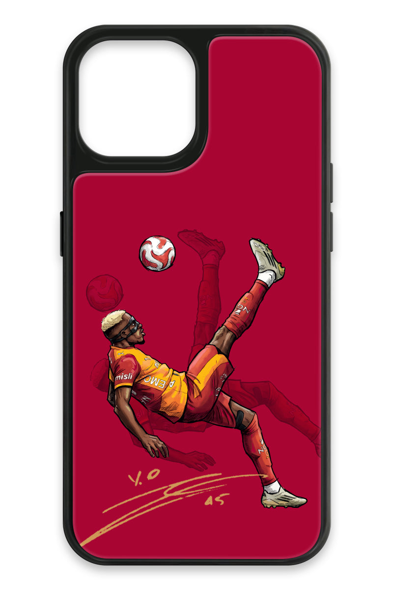 Galatasaray Osimhen Röveşata İmzalı Cam Telefon Kılıfı