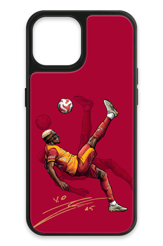Galatasaray Osimhen Röveşata İmzalı Cam Telefon Kılıfı