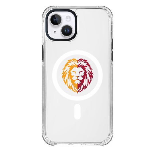 Galatasaray Parçalı Aslan Magsafe Şeffaf Telefon Kılıfı