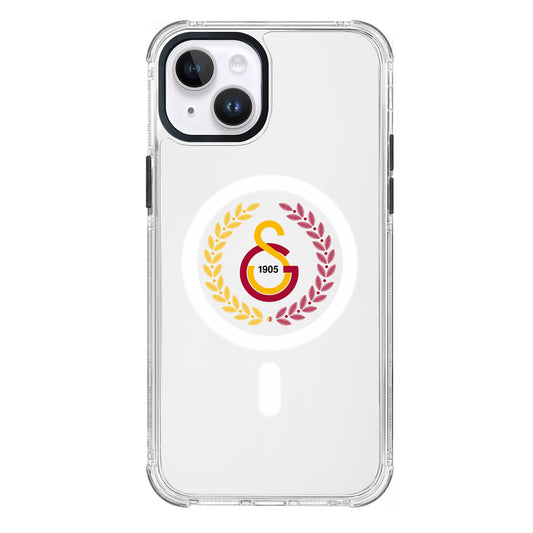 Galatasaray Yaprak Arma Magsafe Şeffaf Telefon Kılıfı