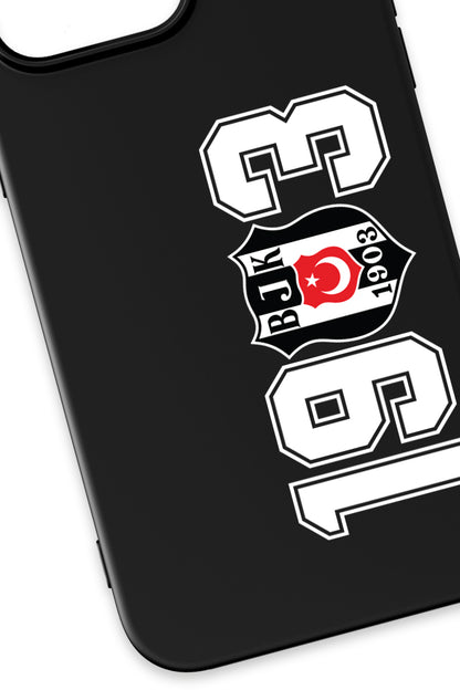 Beşiktaş 1903 Siyah Silikon Telefon Kılıfı