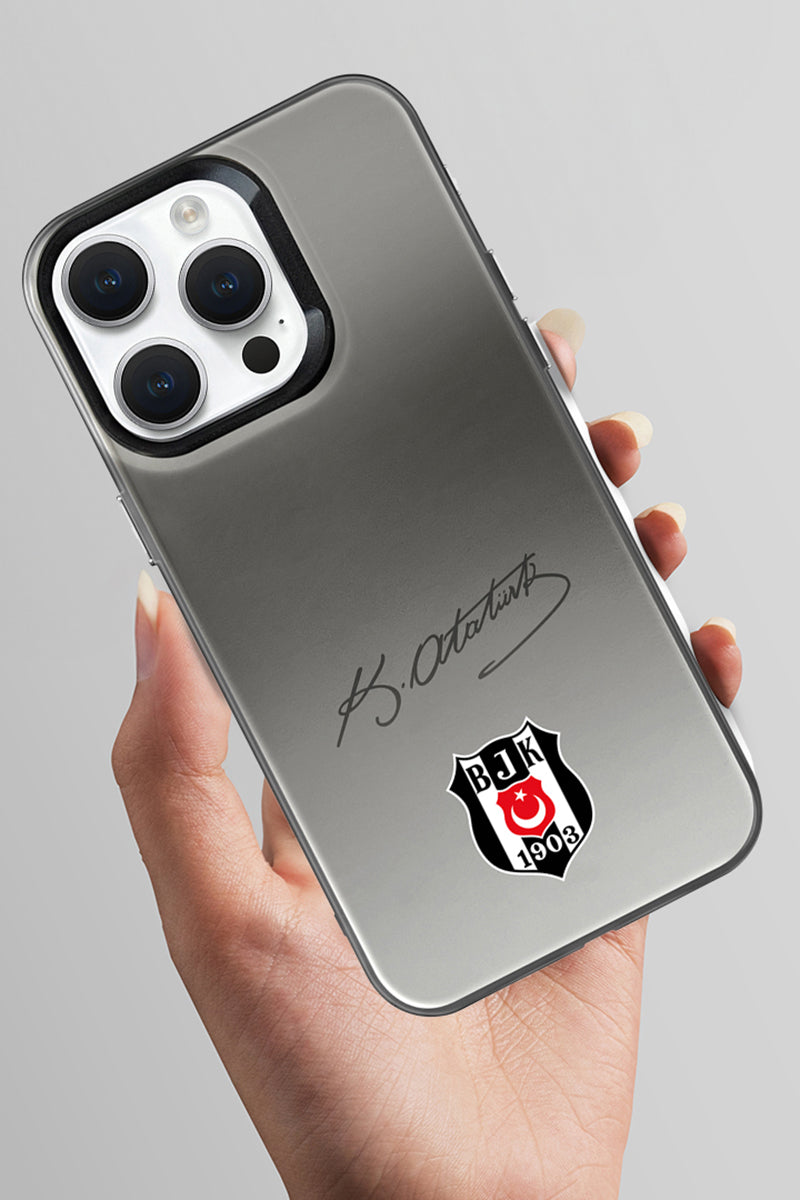 Beşiktaş ATA İmza Arma Premium Telefon Kılıfı