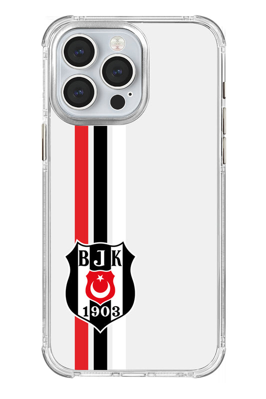 Beşiktaş Çizgi Arma Şeffaf Telefon Kılıfı