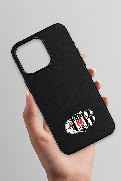 Beşiktaş Üç Arma Deri Magsafe Telefon Kılıfı