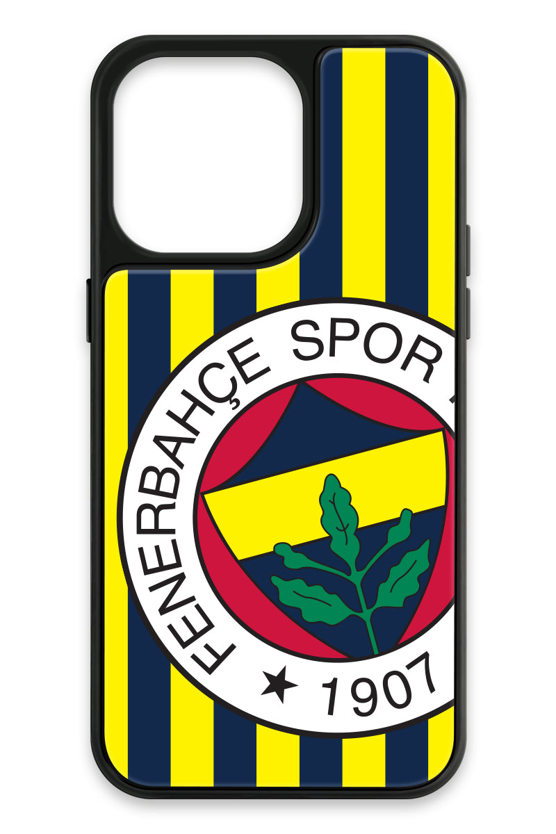 Fenerbahçe Çubuklu Büyük Arma Cam Telefon Kılıfı