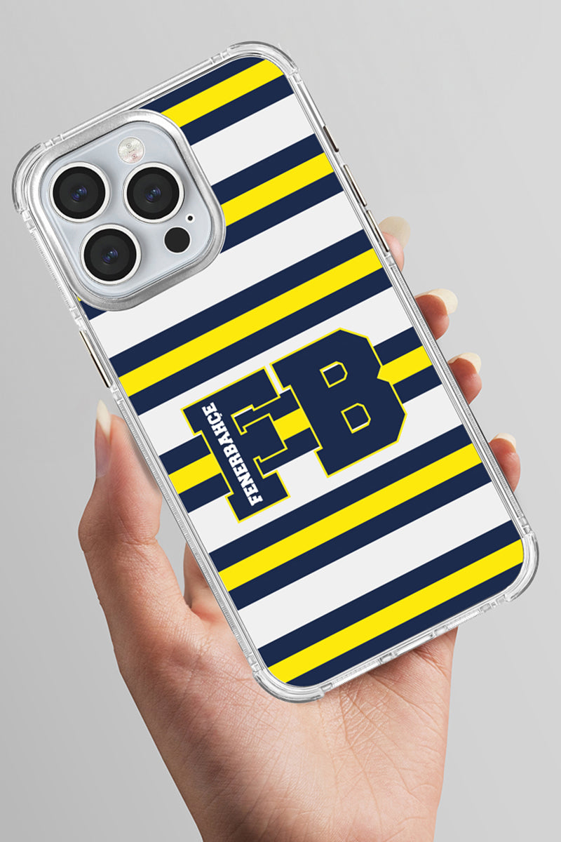 Fenerbahçe Kolej Çizgili Telefon Kılıfı