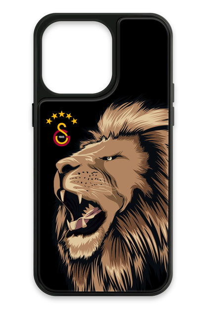 Galatasaray Aslan Gibi Kükre Cam Telefon Kılıfı