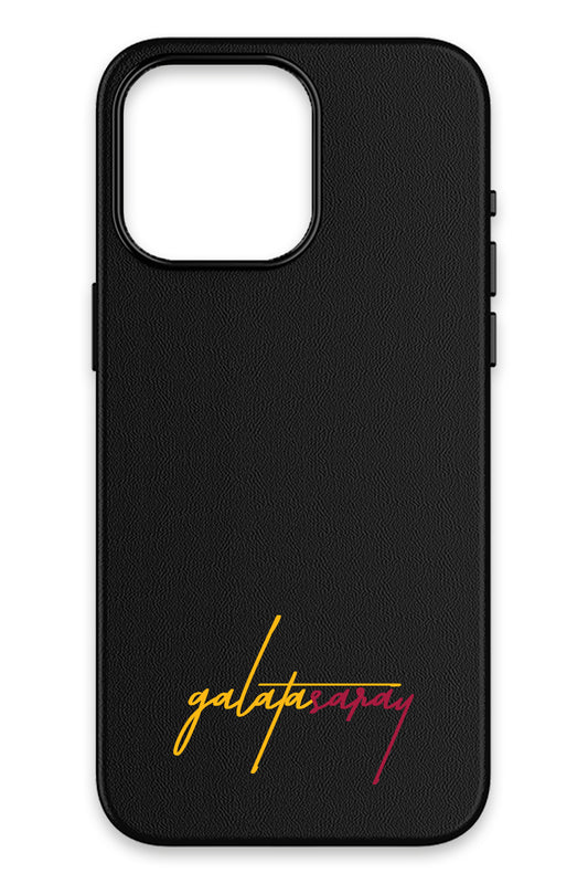 Galatasaray El Yazı Deri Magsafe Telefon Kılıfı