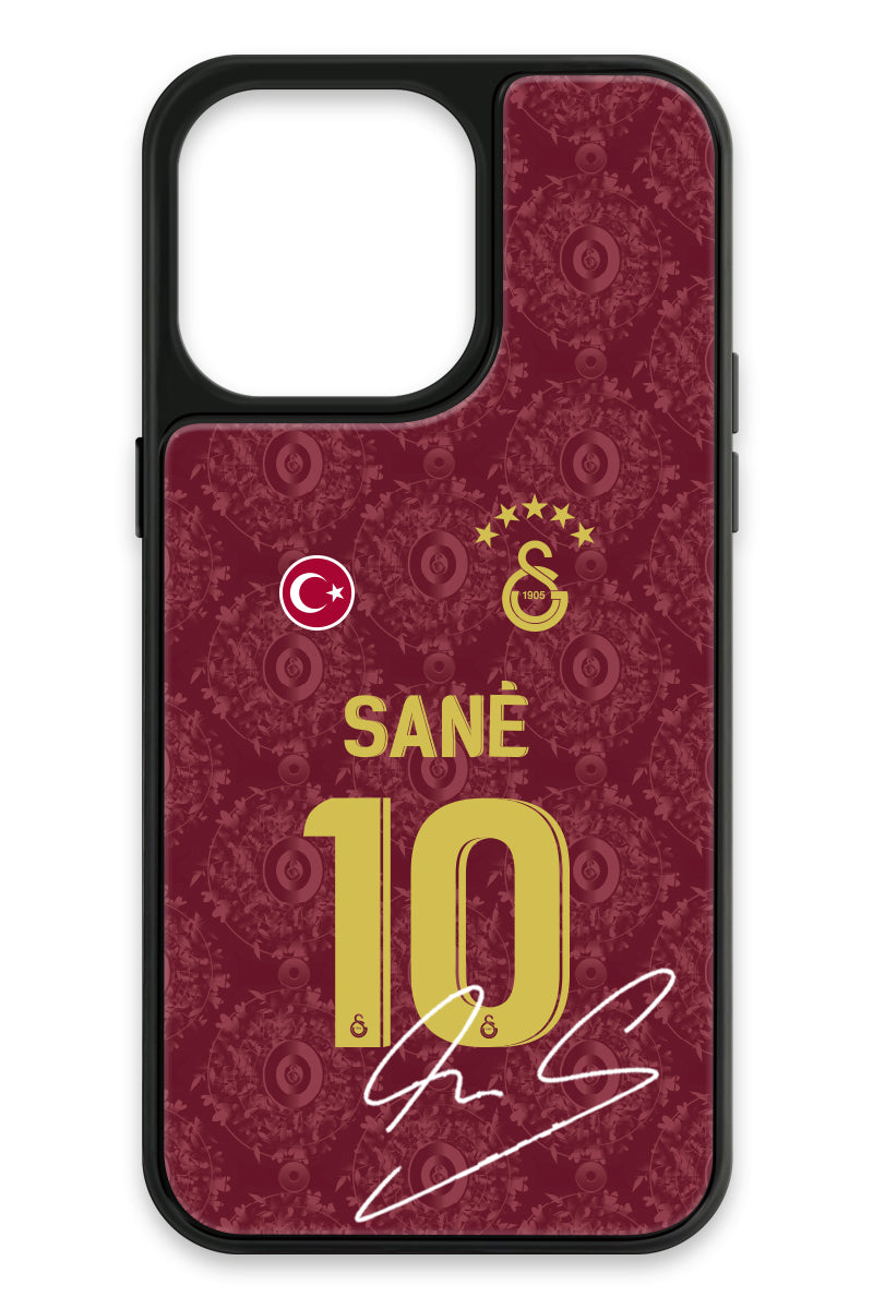 Galatasaray Leroy Sane 3. Forma İmzalı Cam Telefon Kılıfı