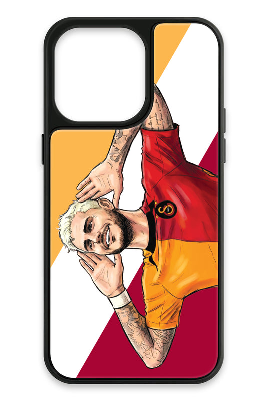 Galatasaray Mauro Icardi Gol Sevinci Cam Telefon Kılıfı