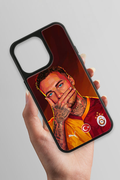 Galatasaray Noa Lang Gol Sevinci Cam Telefon Kılıfı