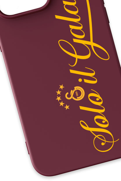 Galatasaray Solo il Gala Bordo Silikon Telefon Kılıfı