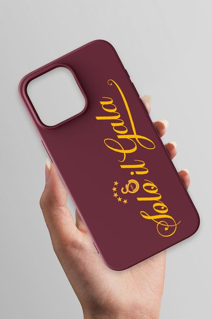 Galatasaray Solo il Gala Bordo Silikon Telefon Kılıfı