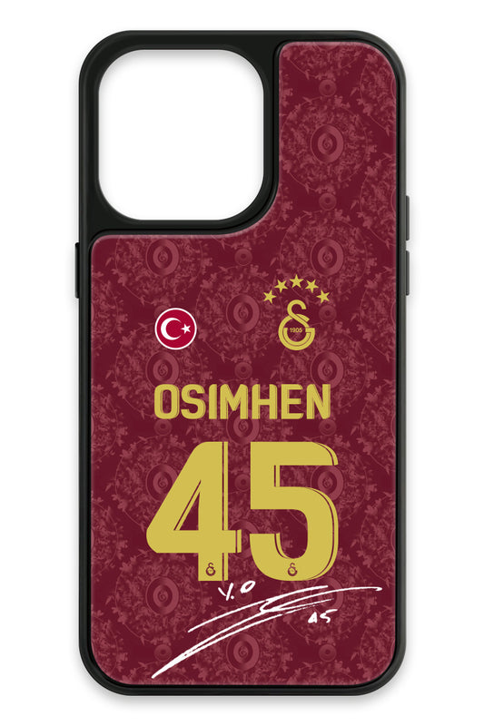Galatasaray Victor Osimhen 3. Forma İmzalı Cam Telefon Kılıfı
