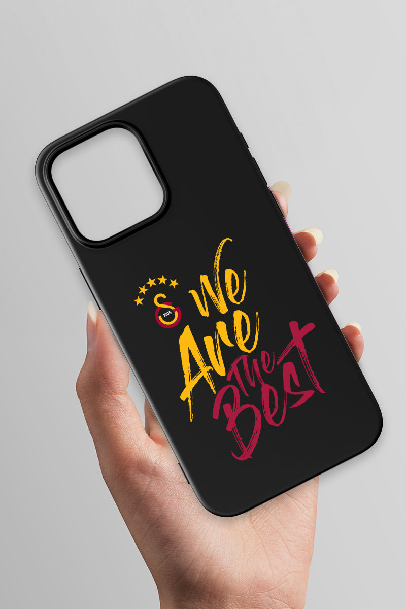 Galatasaray We Are The Best Siyah Silikon Telefon Kılıfı