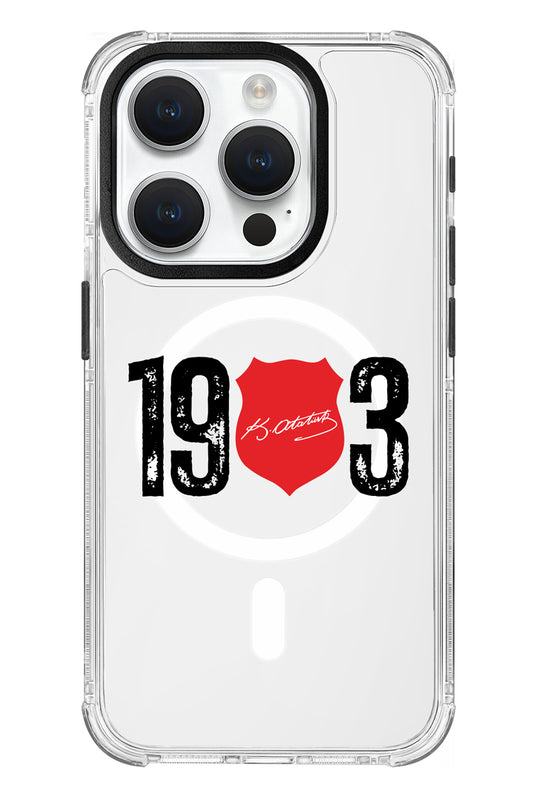 Beşiktaş ATA İmza 1903 Magsafe Şeffaf Telefon Kılıfı
