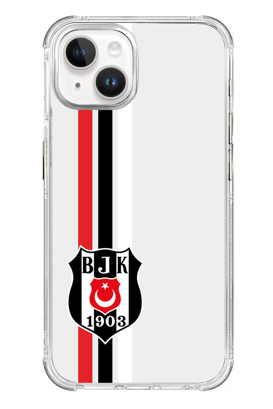 Beşiktaş Çizgi Arma Şeffaf Telefon Kılıfı