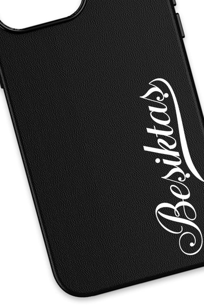Beşiktaş El Yazı Deri Magsafe Telefon Kılıfı