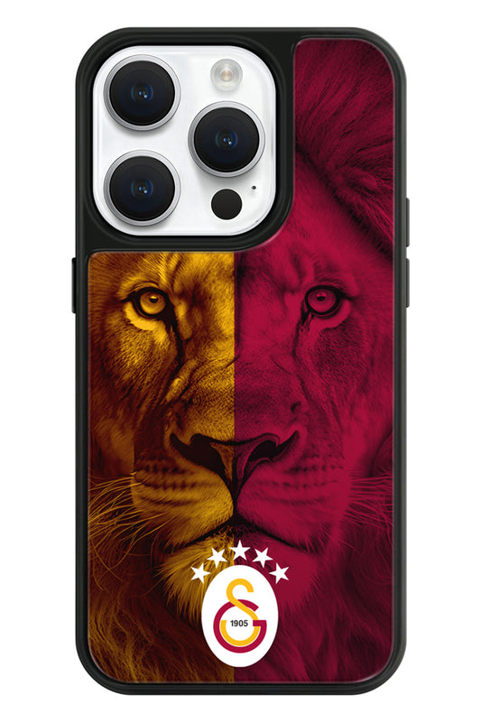 Galatasaray 5 Yıldız Parçalı Aslan Telefon Kılıfı