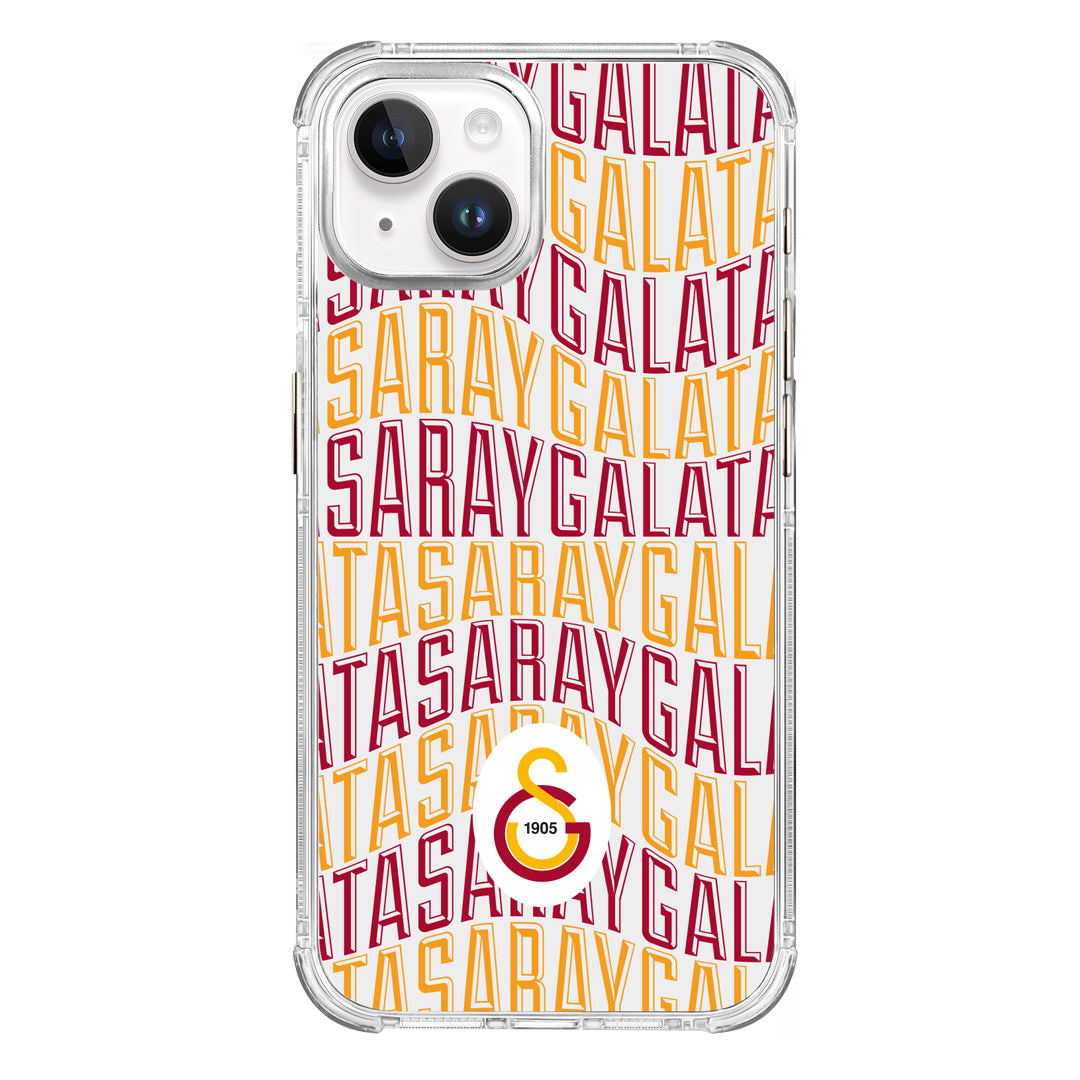 Galatasaray Bayrak Metin Şeffaf Telefon Kılıfı