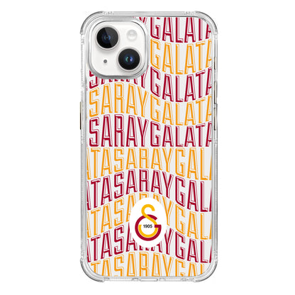 Galatasaray Bayrak Metin Şeffaf Telefon Kılıfı