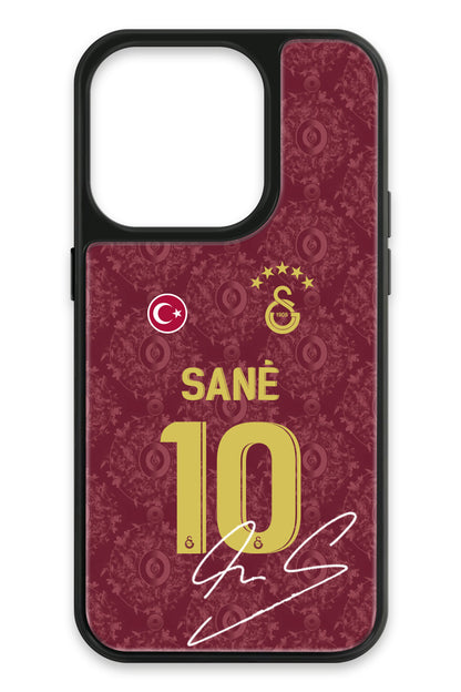 Galatasaray Leroy Sane 3. Forma İmzalı Cam Telefon Kılıfı