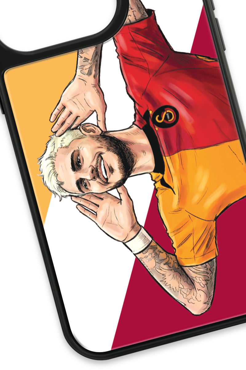 Galatasaray Mauro Icardi Gol Sevinci Cam Telefon Kılıfı