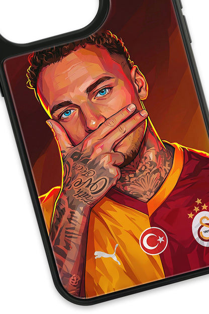 Galatasaray Noa Lang Gol Sevinci Cam Telefon Kılıfı