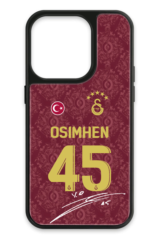 Galatasaray Victor Osimhen 3. Forma İmzalı Cam Telefon Kılıfı