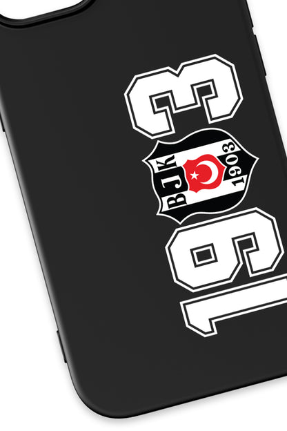 Beşiktaş 1903 Siyah Silikon Telefon Kılıfı