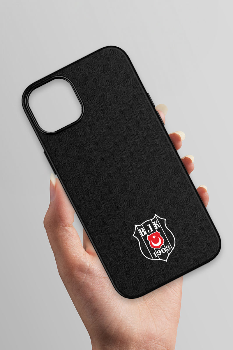 Beşiktaş Bayrak Arma Deri Magsafe Telefon Kılıfı