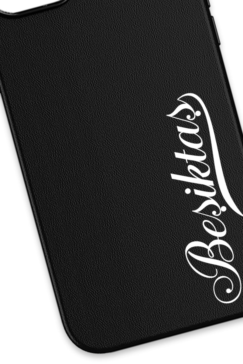 Beşiktaş El Yazı Deri Magsafe Telefon Kılıfı
