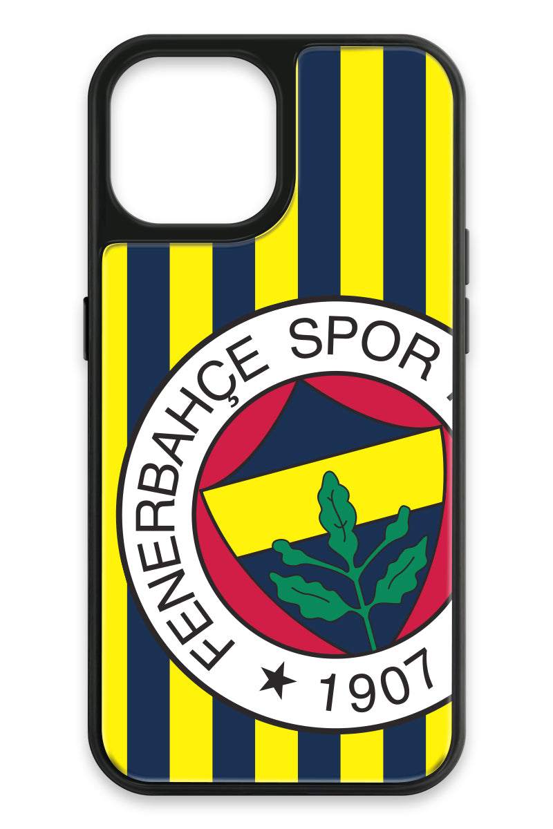 Fenerbahçe Çubuklu Büyük Arma Cam Telefon Kılıfı