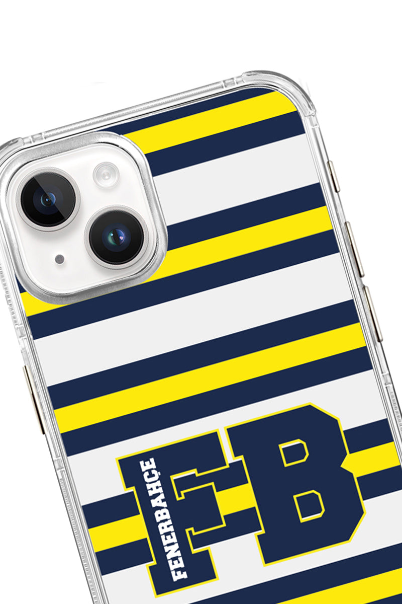 Fenerbahçe Kolej Çizgili Telefon Kılıfı