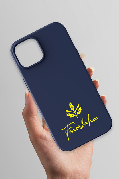 Fenerbahçe Palamut Lacivert Silikon Telefon Kılıfı