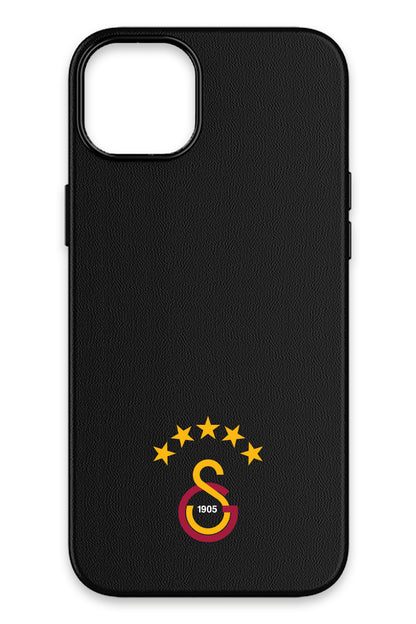 Galatasaray 5 Yıldız Arma Deri Magsafe Telefon Kılıfı