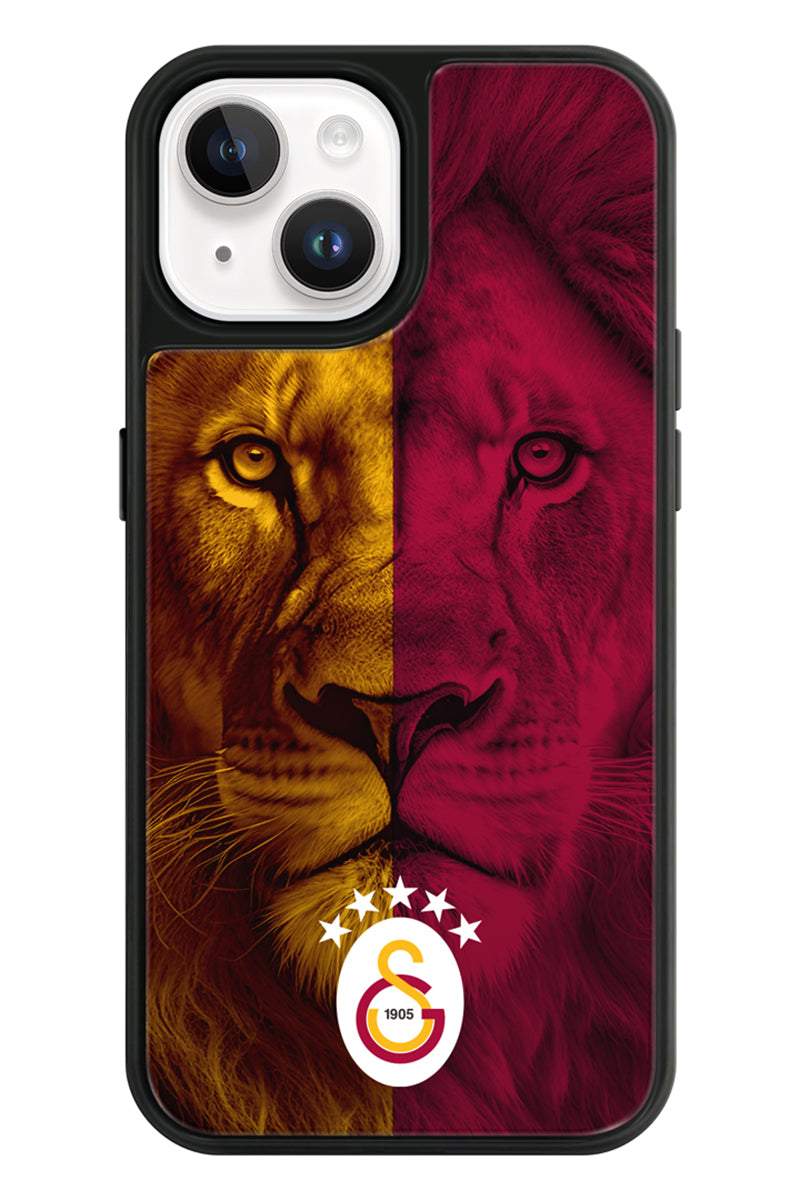 Galatasaray 5 Yıldız Parçalı Aslan Telefon Kılıfı