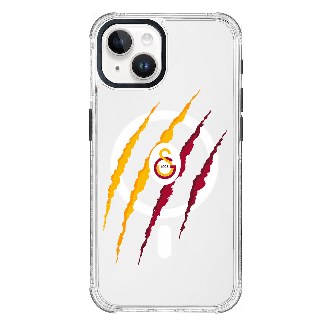 Galatasaray Aslan Pençe Magsafe Şeffaf Telefon Kılıfı