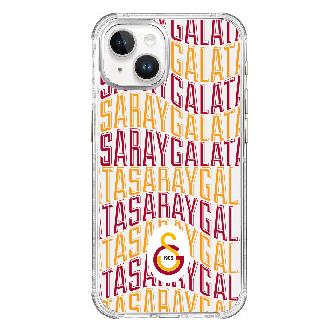 Galatasaray Bayrak Metin Şeffaf Telefon Kılıfı