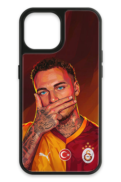 Galatasaray Noa Lang Gol Sevinci Cam Telefon Kılıfı