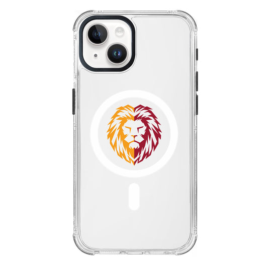 Galatasaray Parçalı Aslan Magsafe Şeffaf Telefon Kılıfı