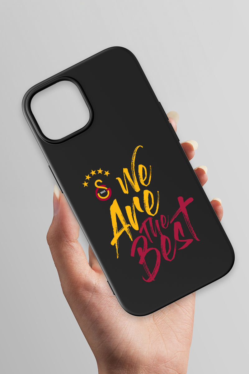 Galatasaray We Are The Best Siyah Silikon Telefon Kılıfı