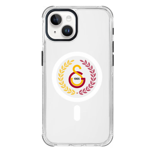 Galatasaray Yaprak Arma Magsafe Şeffaf Telefon Kılıfı