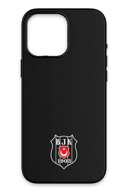 Beşiktaş Bayrak Arma Deri Magsafe Telefon Kılıfı