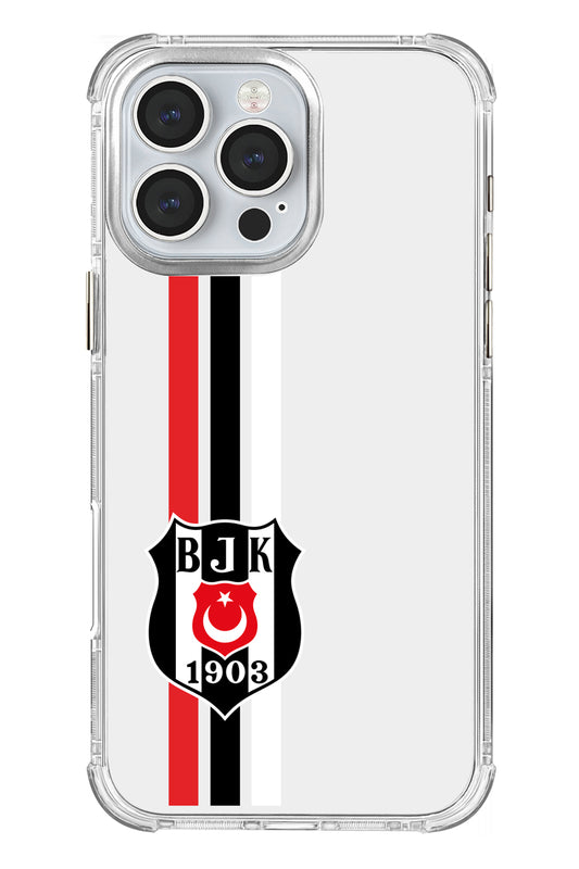 Beşiktaş Çizgi Arma Şeffaf Telefon Kılıfı