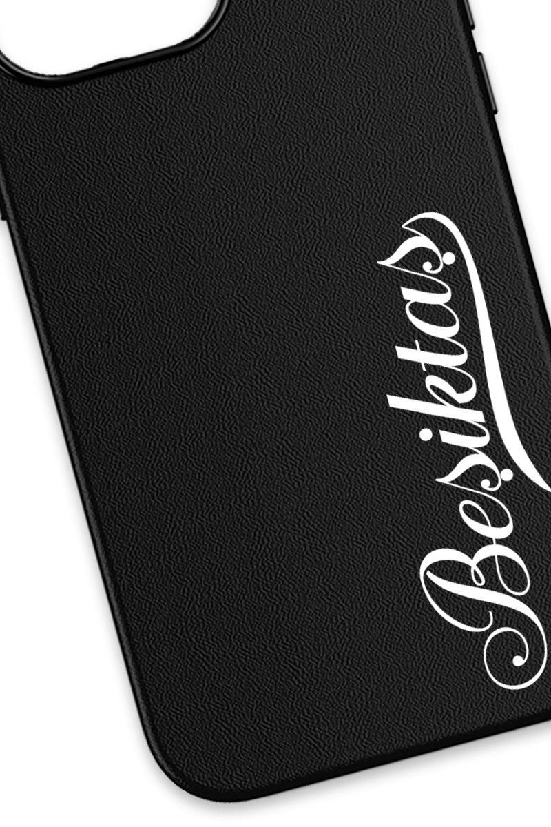 Beşiktaş El Yazı Deri Magsafe Telefon Kılıfı