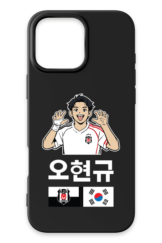 Beşiktaş HyeonGyu OH Siyah Silikon Telefon Kılıfı