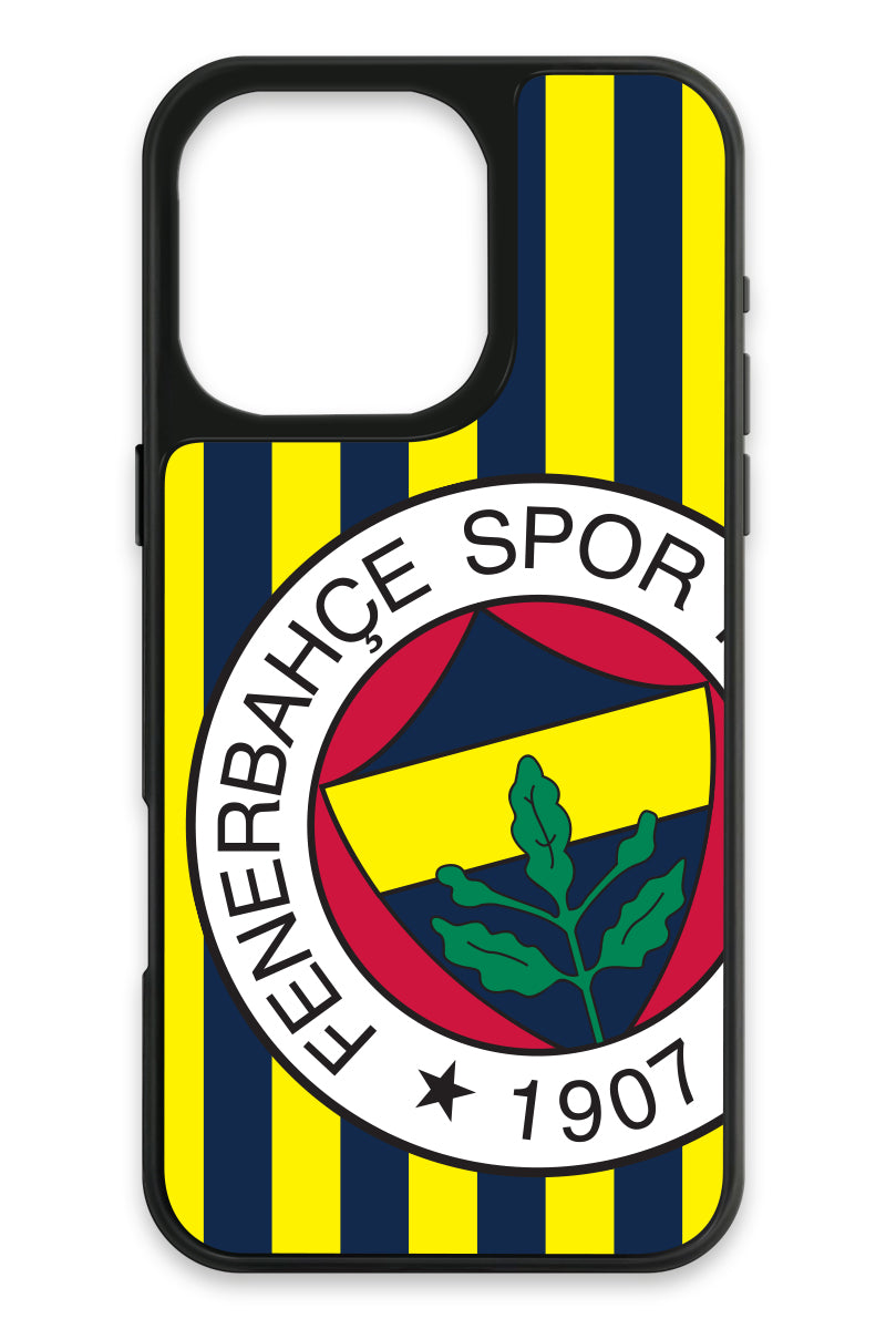 Fenerbahçe Çubuklu Büyük Arma Cam Telefon Kılıfı