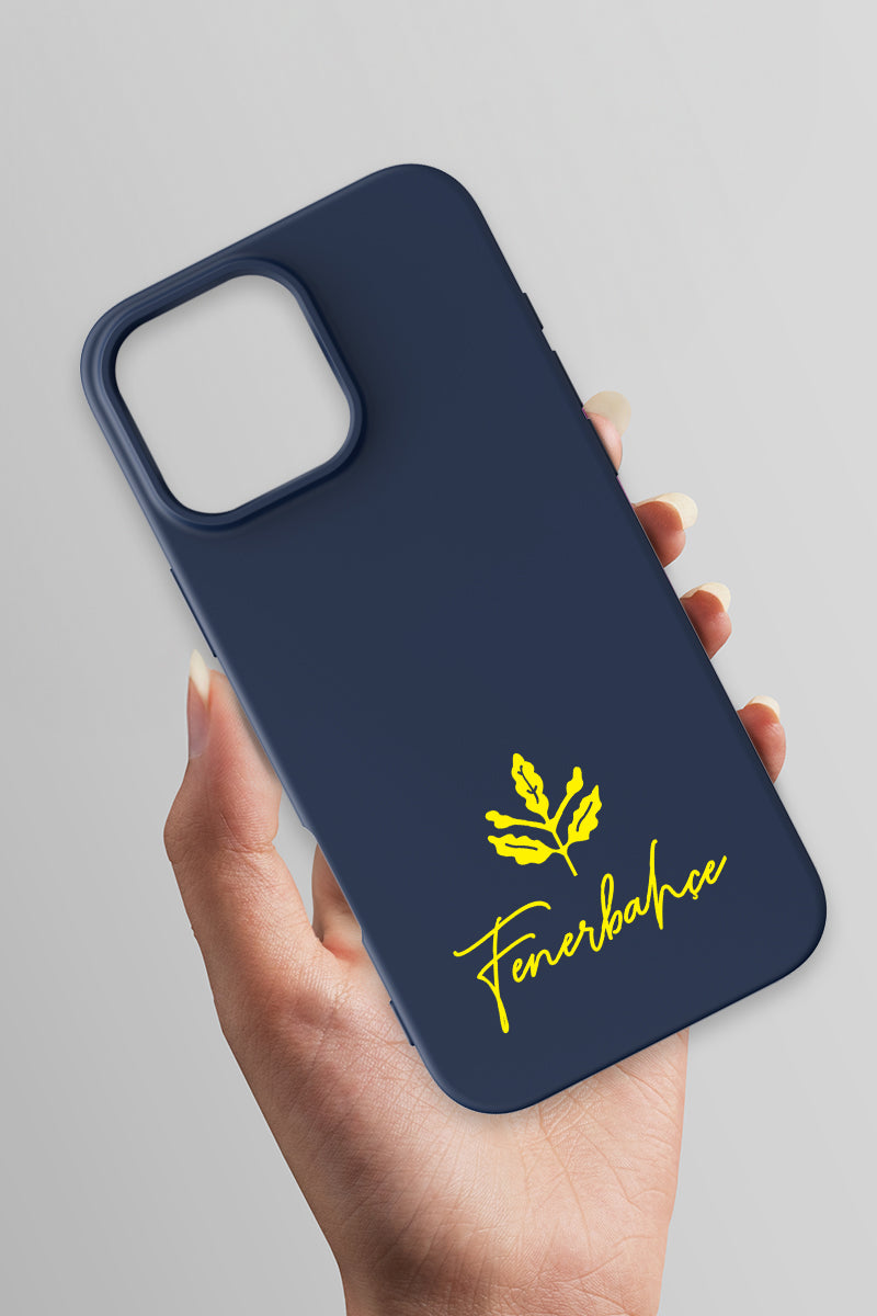 Fenerbahçe Palamut Lacivert Silikon Telefon Kılıfı