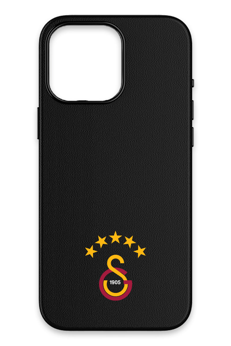 Galatasaray 5 Yıldız Arma Deri Magsafe Telefon Kılıfı